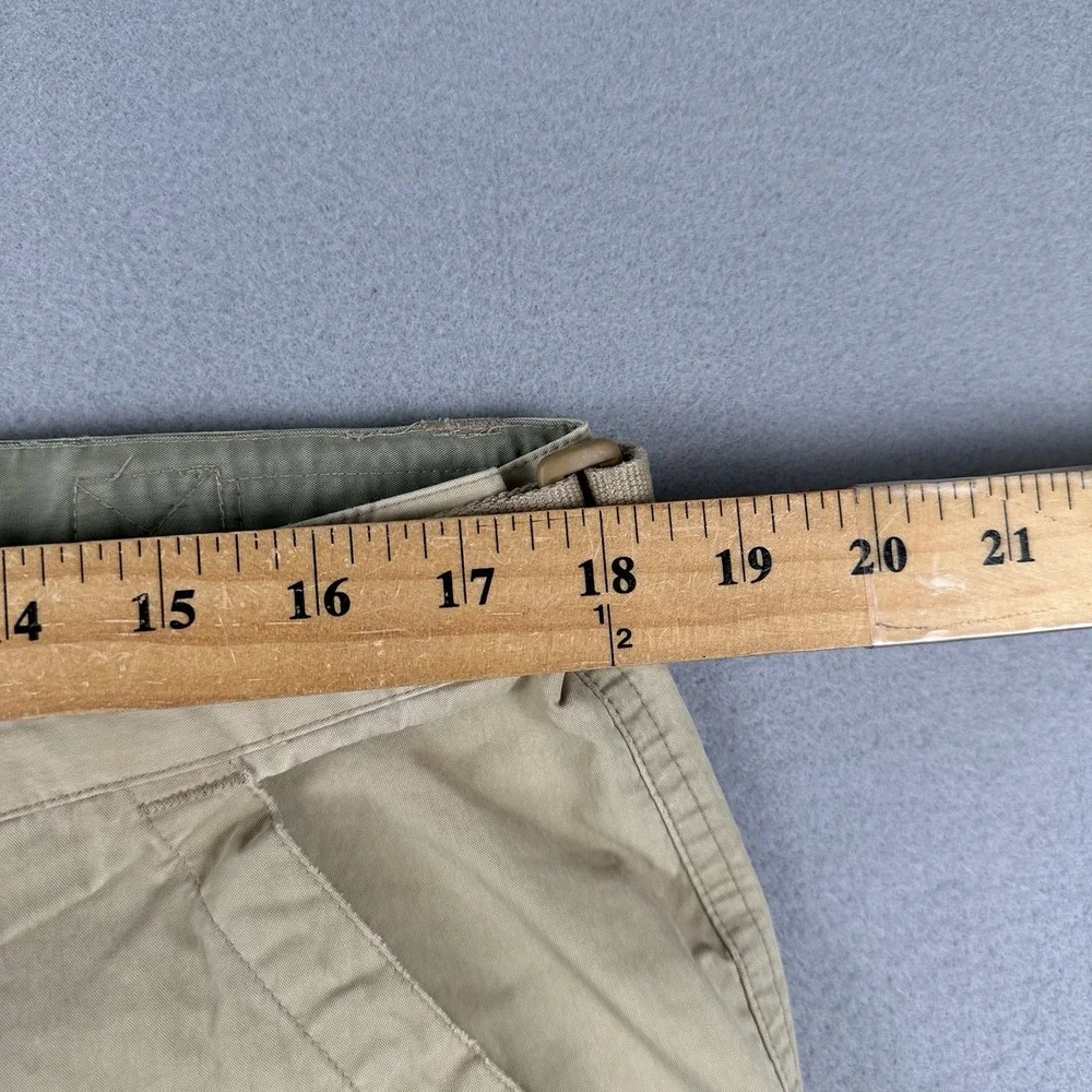 Y2K Aeropostale Baggy Cargo Pants Men's Large Beige Convertible Zip Off Wide Leg - Picture 9 of 16